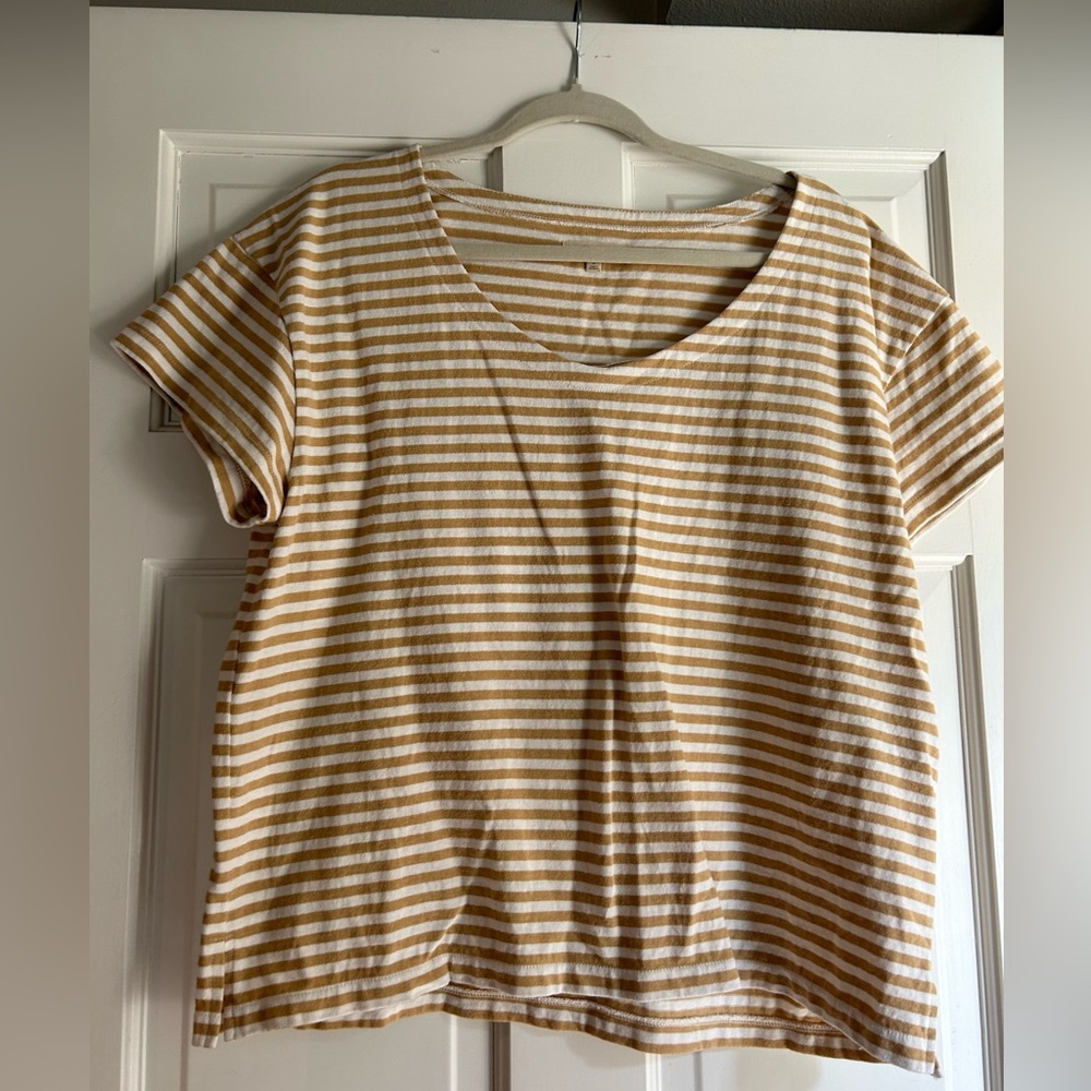 Madewell Cotton cropped shirt